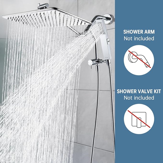 G-Promise All Metal 14 Inches Rain Shower Head - Image 3