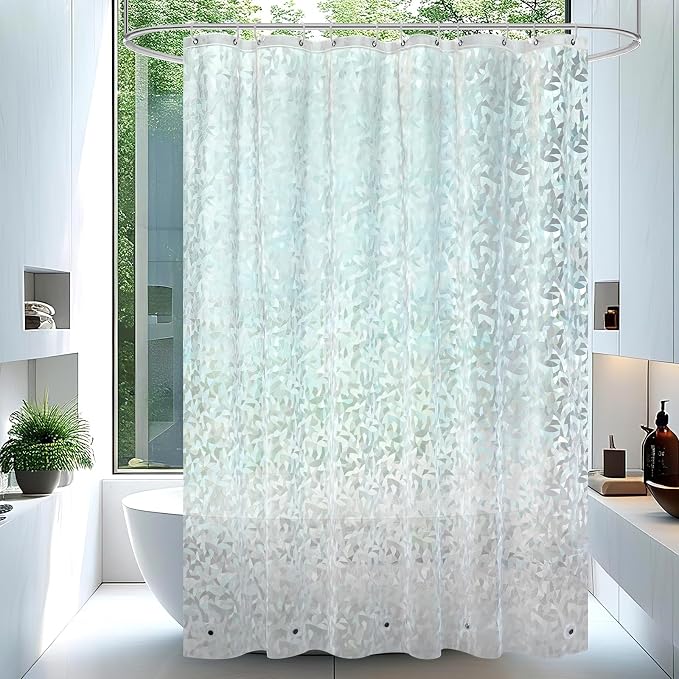 AooHome 84 Inch Long Shower Curtain Liner - Image 2
