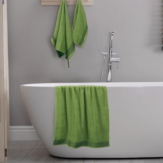 Belizzi Home Ultra Soft 3 Pack Cotton Towel Set, Contains a Bath Towel 28x55 - Image 4