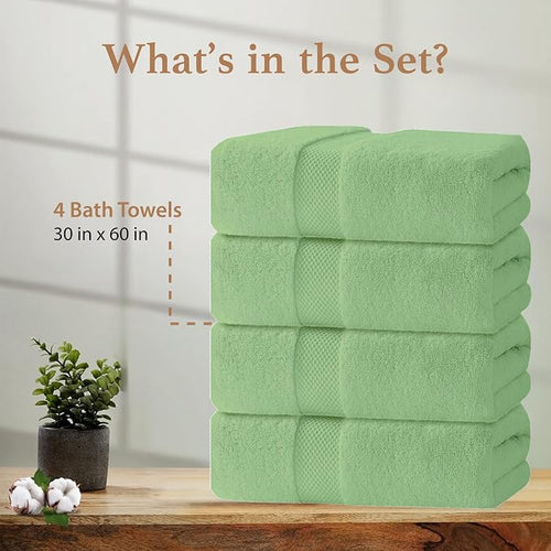 100% Cotton Bath Towels, Luxury 700 GSM Bath Towel, Highly Absorbent Bathroom - Image 2