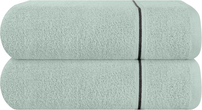 MyOwn Cotton 2 Pack Oversized Bath Towel Set 28x55 inches, Large Bath Towels by Unknown