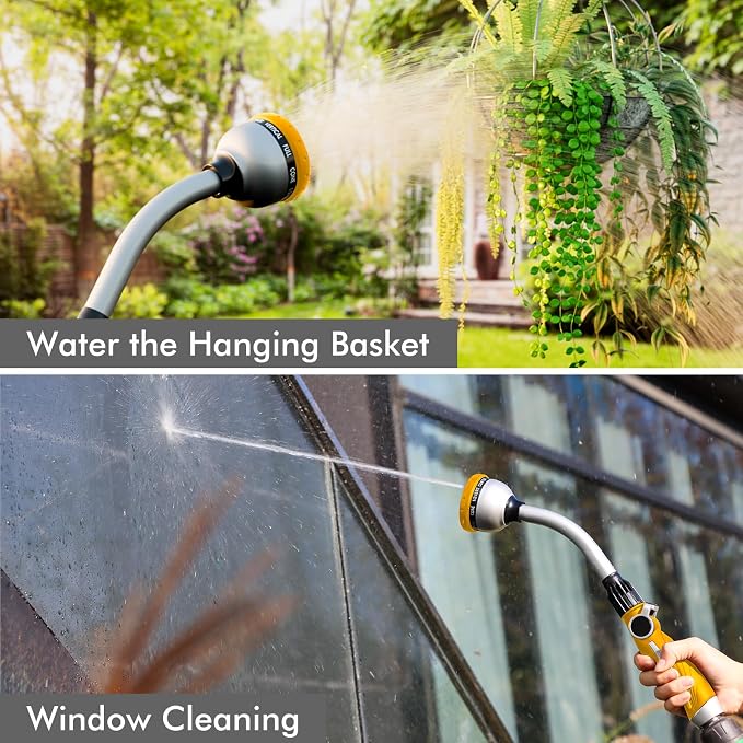 RESTMO Watering Wand Heavy Duty, Metal Garden Hose Wand - Image 6