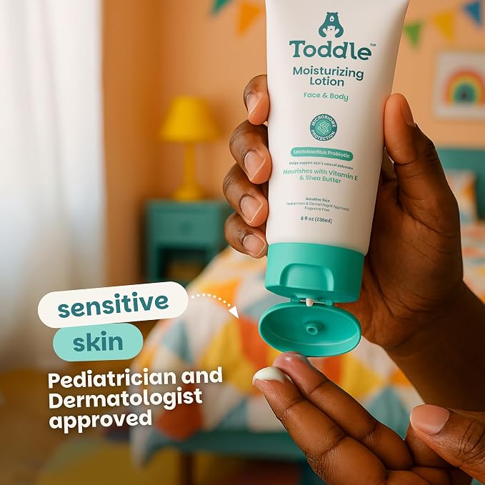 Probiotic Moisturizing Lotion for Face & Body, Eczema & Dry Skin Relief - Image 4