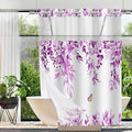 No Hook Shower Curtain and Liner Set, Bath Curtain Sets by TWLSNCD