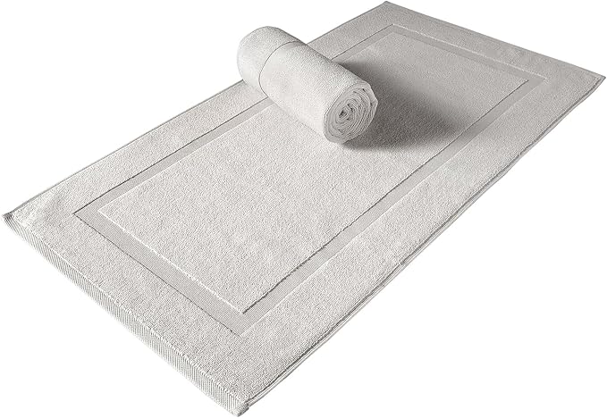 SALBAKOS 100% Turkish Cotton Bath Mat Set 2-Piece by SALBAKOS