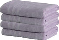 Mosobam Luxury Turkish Set of 4 Bath Towels 30X58 Lavender Aura Oversize 700 by Mosobam