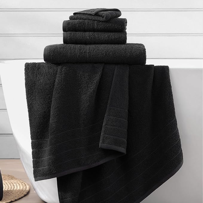 Casa Platino 100% Mercerized Cotton Luxury Bathroom Towels Set - Image 6
