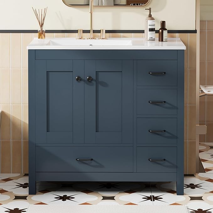 Harper & Bright Designs 36" Bathroom Vanity - Image 3