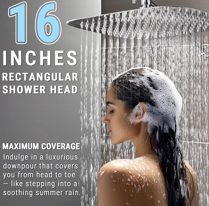 G-Promise All Metal 16 Inch Shower Head - Image 2