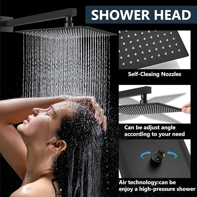 Aolemi Shower Faucet Set Rain Shower System - Image 2