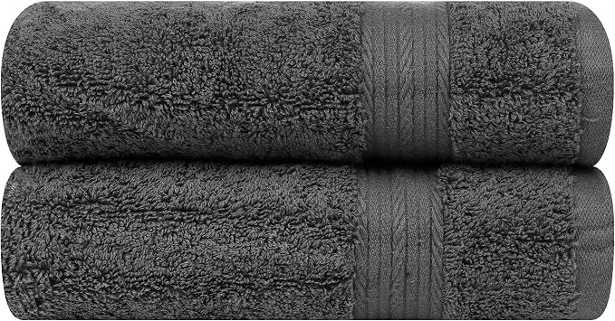 Ample Decor Hand Towels for Bathroom 18 X 28 Inch 600 GSM 100% Cotton, Soft - Image 8