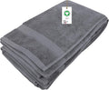 Delara 100% Organic Cotton Towels 650 GSM Plush Feather Touch Quick Dry Bath by Delara
