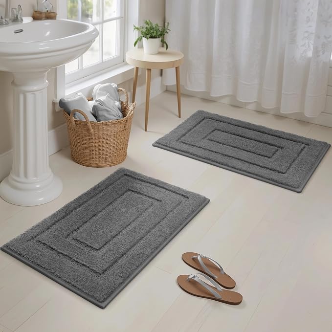 GRANNY SAYS Bathroom Rugs Sets 2 Piece, Super Soft Absorbent Microfiber Bath - Image 8