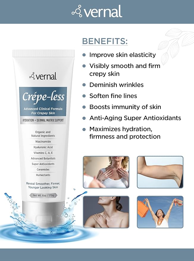 Vernal Crepe-less skin firming cream to reduce crepey arms, neck & hands. - Image 2