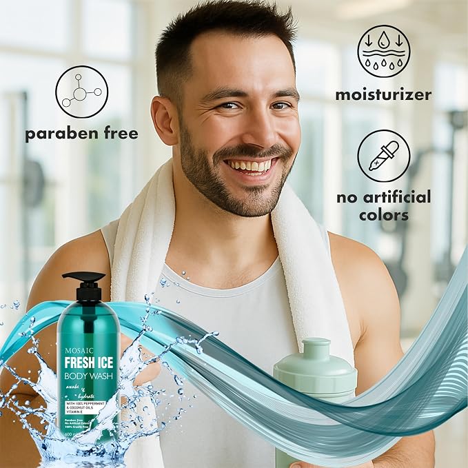 AnatoliaDaphne Fresh Ice Peppermint Body Wash and Shower Gel - Image 3