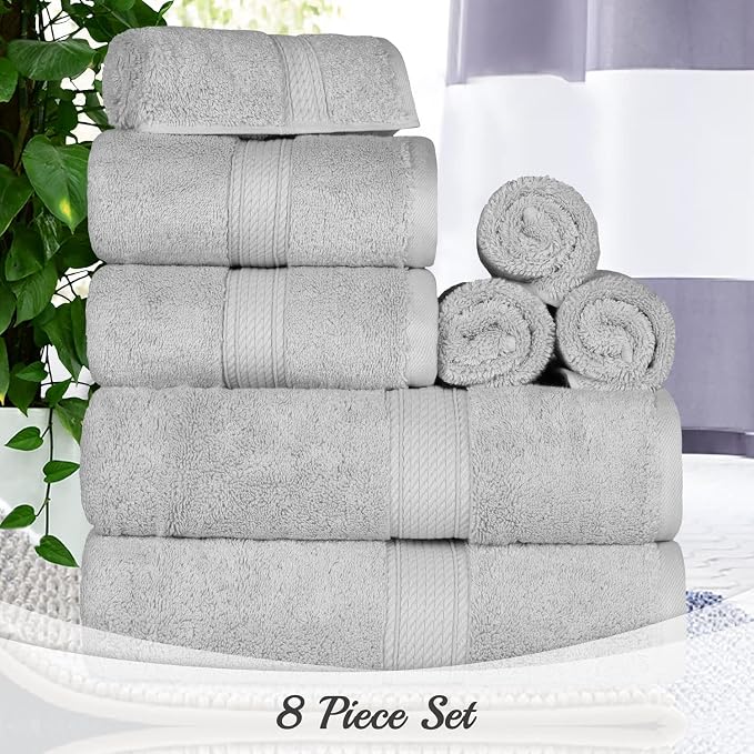 BLUENILEMILLS Madison Egyptian Cotton Towels, Towel Set - Image 6
