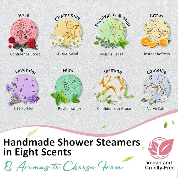 Shower Steamers Aromatherapy 8 Pcs - Image 3