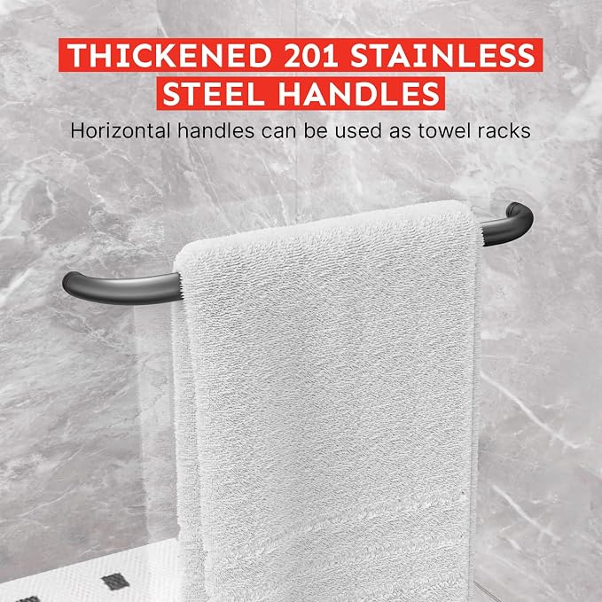 56-60" Wx76 H Semi Frameless Double Sliding Shower Door, 5/16" Tempered - Image 7