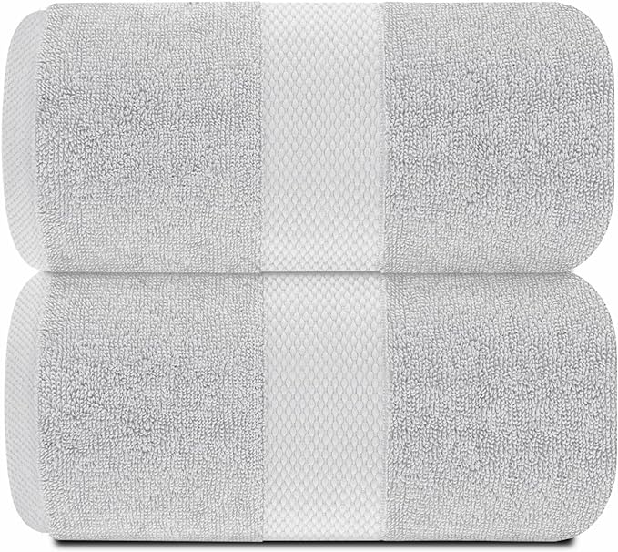 White Classic Luxury Soft Bath Sheet Towels - Image 2