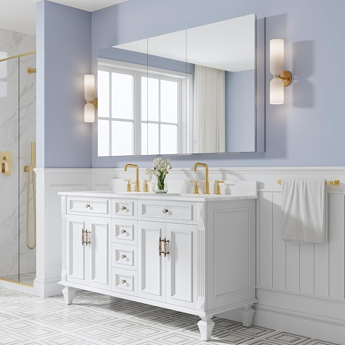 WELLFOR 64" x 36" Bathroom Medicine Cabinet - Image 13