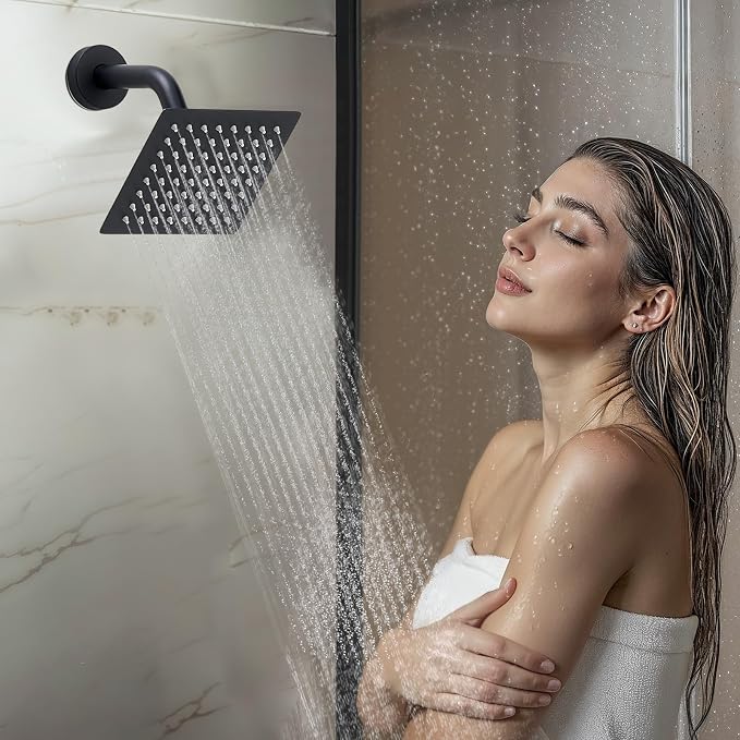 VEVOR Shower Faucet Set, 10 Inch Ceiling Mount Rainfall Shower System - Image 8