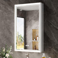 Beveled Lighted Medicine Cabinet by QUEENFUN