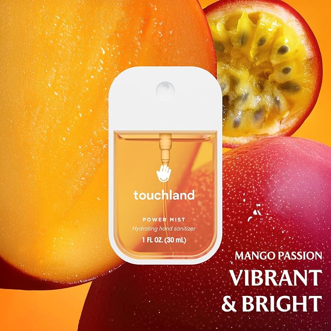 Touchland Hydrating Hand Sanitizer Spray, JUICY 5 Set, 1 FL. OZ. Travel Size - Image 4