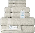 SALBAKOS 100% Turkish Cotton 6-Piece Towel Set | Heirloom Quality Hotel & Spa by SALBAKOS