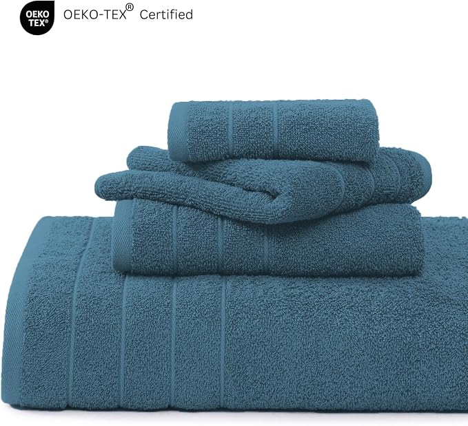 Casa Platino 100% Cotton Luxury Bath Towel Set - Image 6
