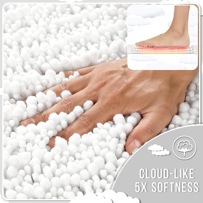 Yimobra Bathroom Rugs Non Slip Washable - Image 4
