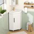 24" Corner Bathroom Vanity Sink Combo by FINDEPOT