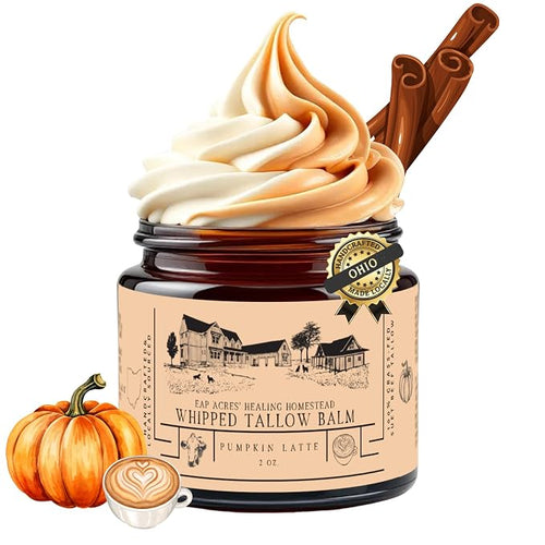 100% Grass-Fed Whipped Tallow Balm & Organic Jojoba Oil infused by EAPACRESHEALINGHOMESTEAD