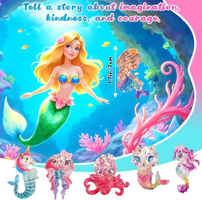 Mermaid Bath Bombs for Girls Kids - Image 3