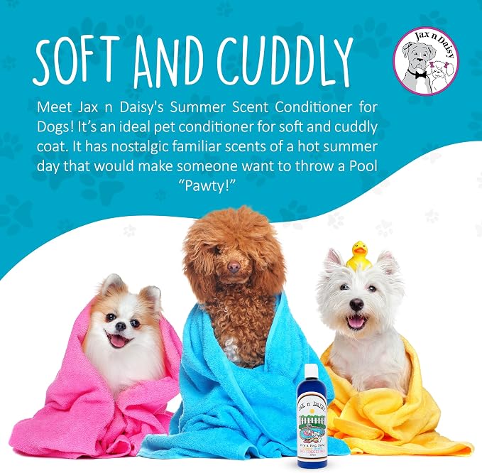 Jax n Daisy it s a Pool Pawty Summer Scent Dog Conditioner Essential Oil - Image 5