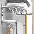 Adjustable Towel Bar for Bathroom Wall Mount17-30.7inch Adhesive Shower Towel by CAXIMSY