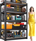 5-Tier Garage Shelving Heavy Duty Storage Shelves, Metal Adjustable Shelving by Unknown