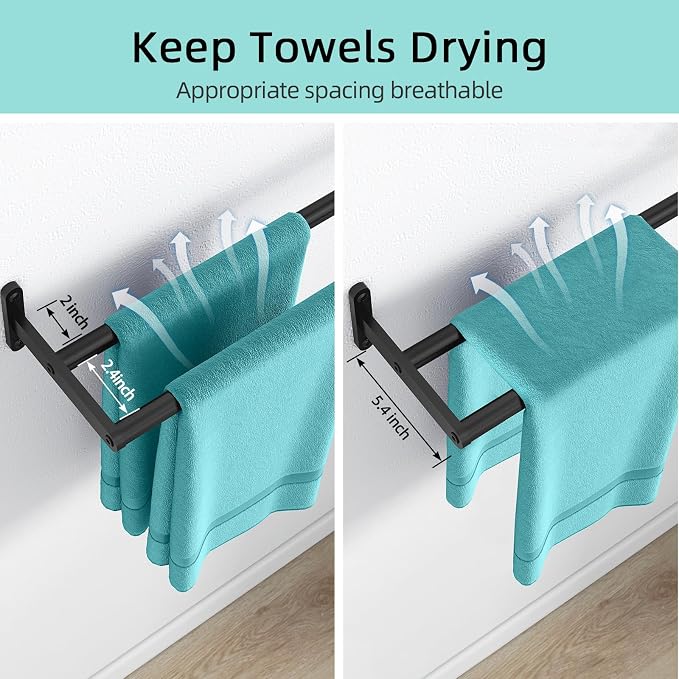 30 Inch Double Towel Bars, Taaji Towel Rack - Image 2
