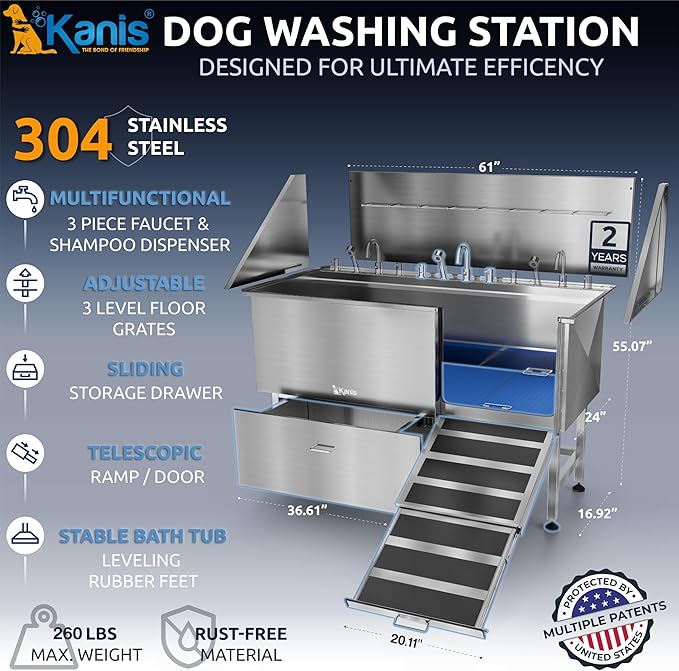 KANIS Professional Dog Washing Station - Image 2
