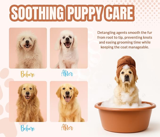 ALFIE'S CHOICE Puppy Shampoo and Conditioner Set | 16 fl oz Each | - Image 6
