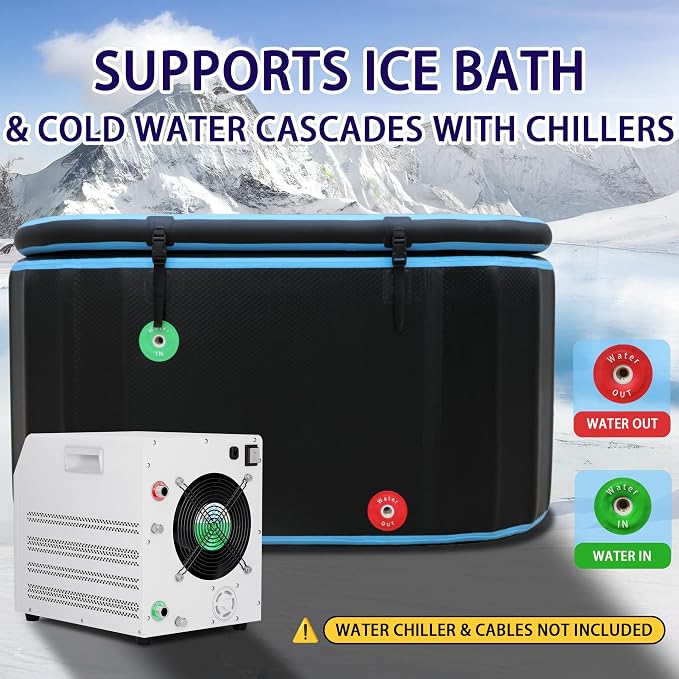 Cold Plunge Tub Inflatable Ice Bath Tub - Image 3