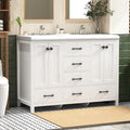 48 Inch Bathroom Vanity with Sink, Bathroom Vanity Cabinet with Doulble Sink by Umeiga