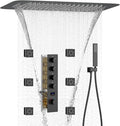 Matte Black Digital Display Shower System by KATAIS