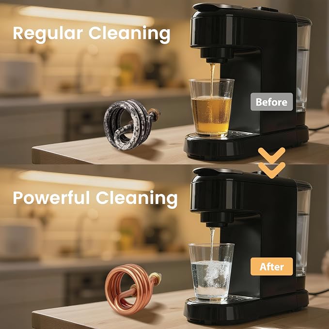 6 Count Coffee Maker Cleaner & Descaler Tablets, Effective Cleaning Coffee Pot - Image 3