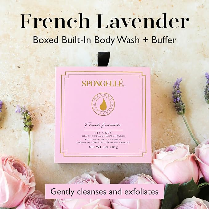 Spongelle French Lavender Wild Flower Buffer Body Scrubber - Image 2