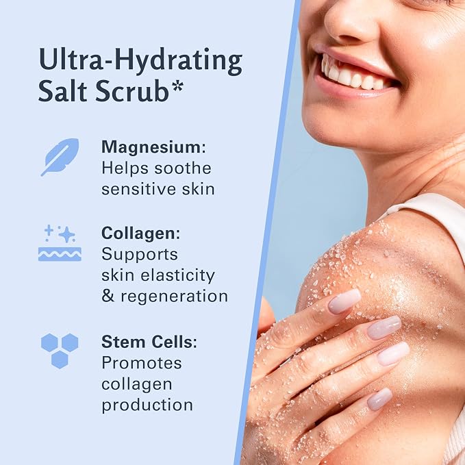 Magnesium Body Scrub for Sore Muscles, Exfoliation, Relaxation and Deep - Image 2