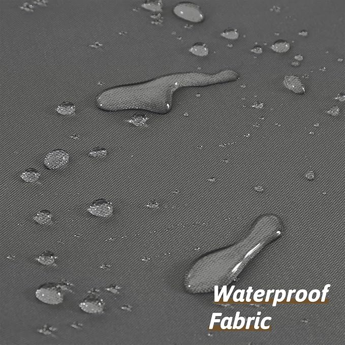 Furlinic No Hook Stall Shower Curtain or Liner, Waterproof & Machine Washable - Image 3