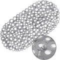 WELTRXE Oval Bathtub Mat Non Slip, Shower Mat by WELTRXE