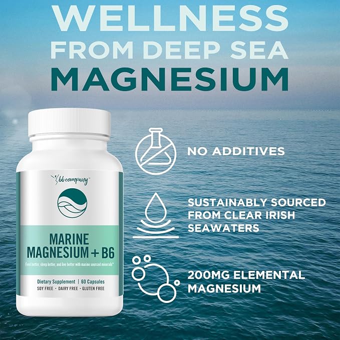 Ocean Magnesium 200mg Aquamin | More Soluble Than Magnesium Glycinate | Whole - Image 2