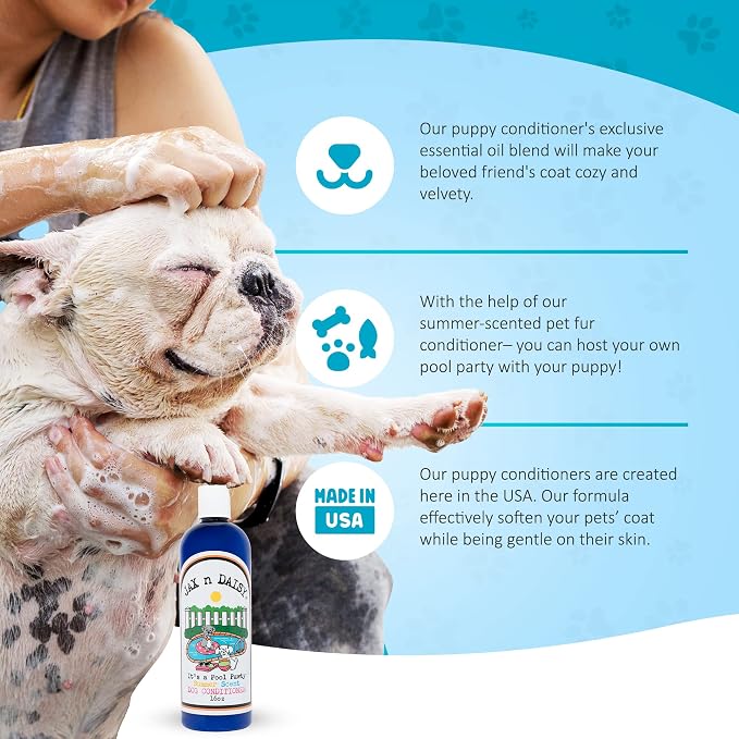 Jax n Daisy it s a Pool Pawty Summer Scent Dog Conditioner Essential Oil - Image 3