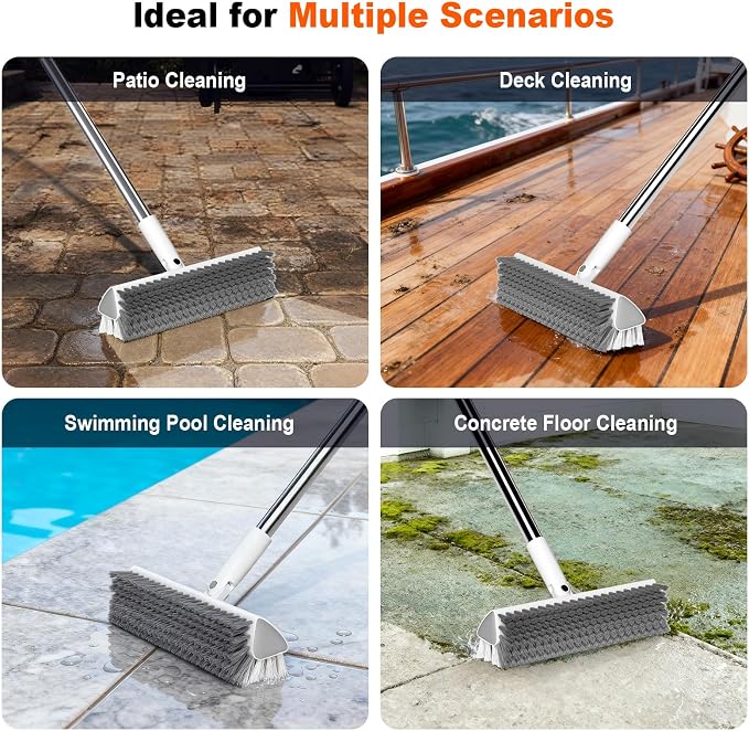 Grout Brush, Heavy-Duty Tile and Shower Floor Scrub Brush - Image 6